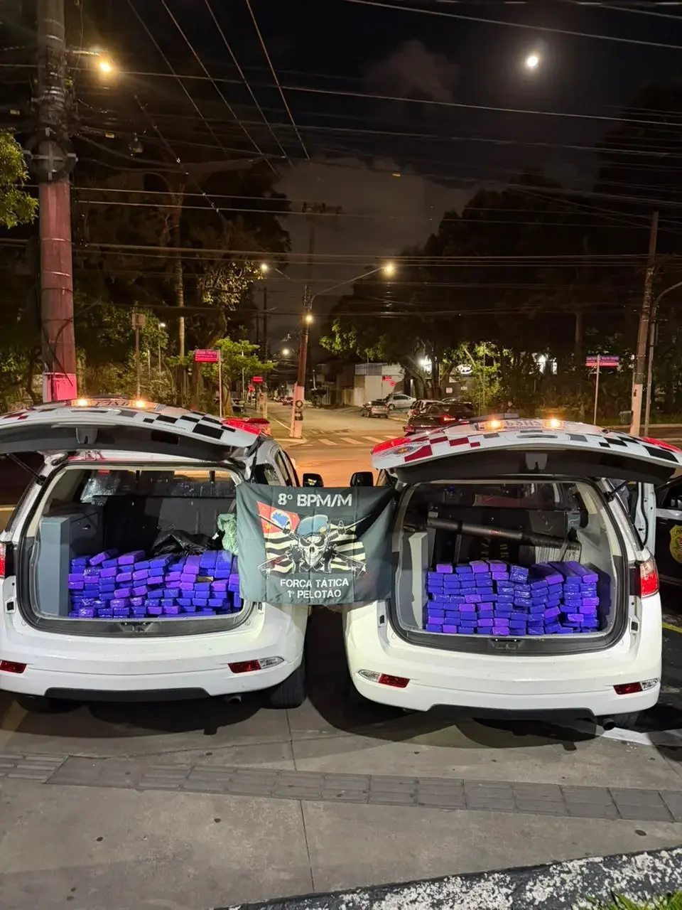 Polícia Militar de SP apreende 163 kg de maconha na zona leste da capital
