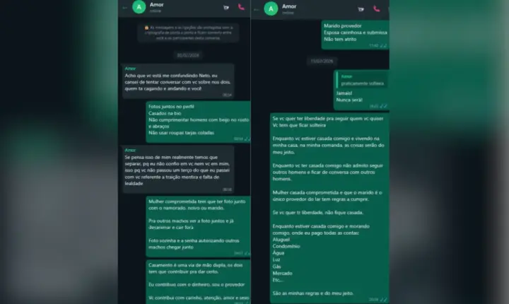 Novas mensagens mostram que PM Gisele queria divórcio após suposta traição